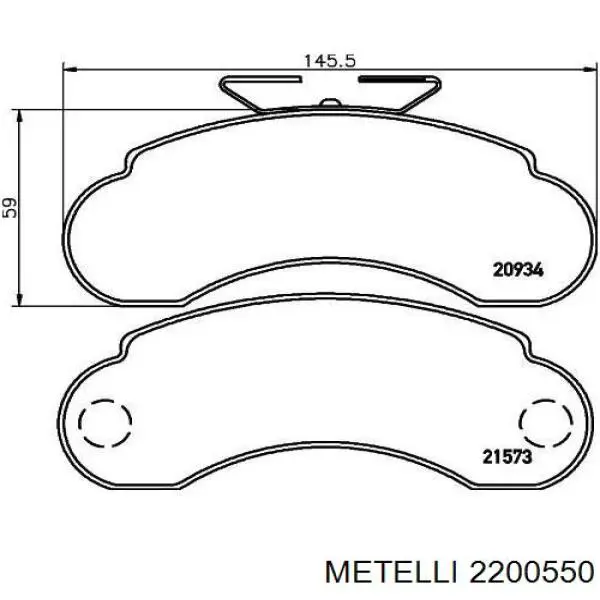 Pastillas de freno traseras Volkswagen Jetta 6 162, 163, AV3, AV2, AY2, AY3