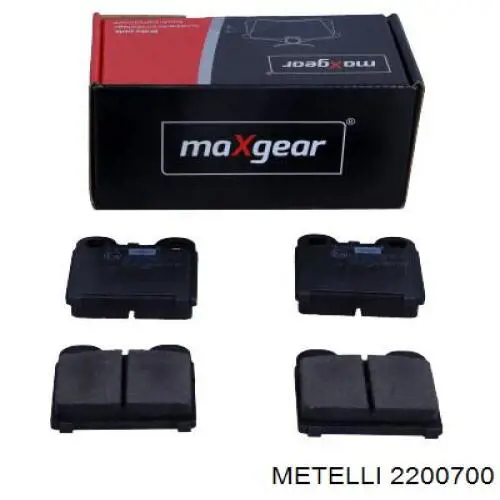 Comprar 2200700 Metelli Pastillas de freno traseras