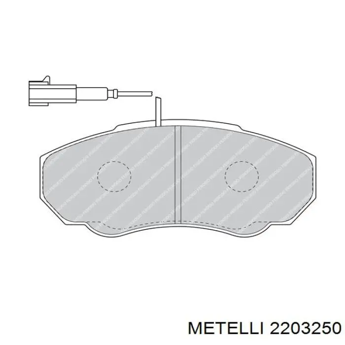 Pastillas de freno delanteras Fiat Ducato 2 230L