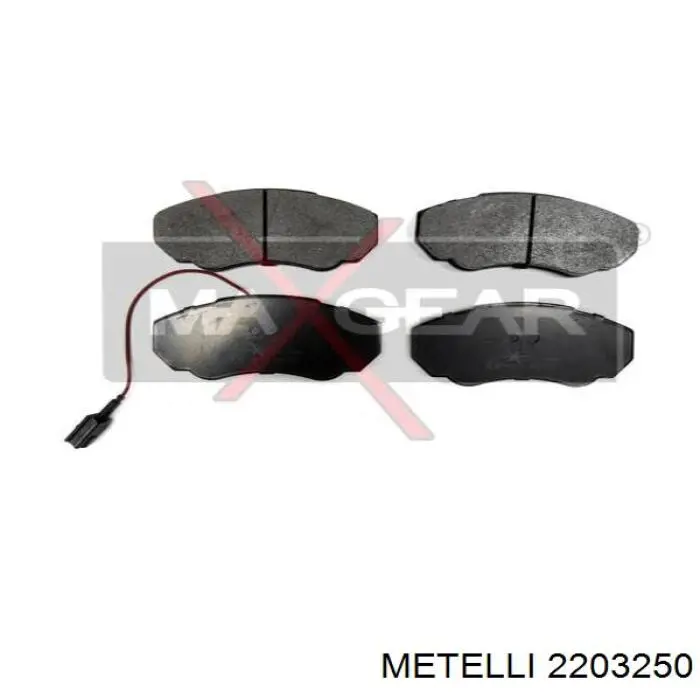 Pastillas de freno delanteras Fiat Ducato 2 230L