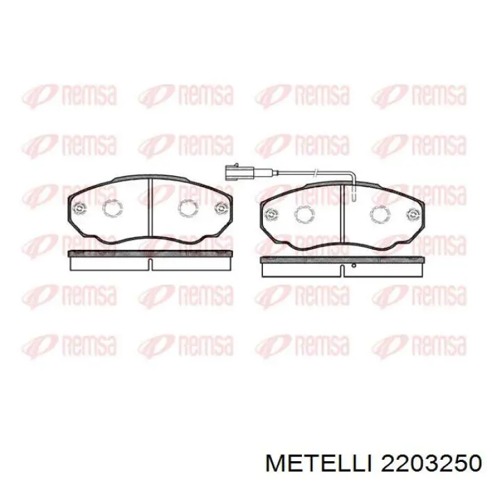 Pastillas de freno delanteras Fiat Ducato 2 230L