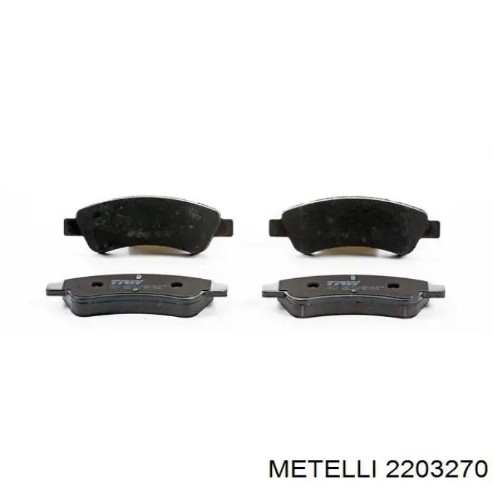 2203270 Metelli Pastillas delanteras