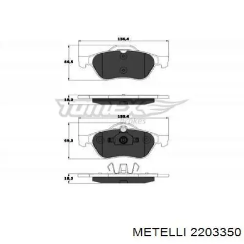 Pastillas de freno delanteras Renault Laguna 2 BG0, BG1