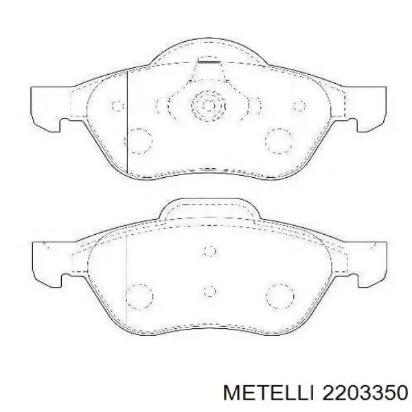 Pastillas de freno delanteras Renault Laguna 2 BG0, BG1