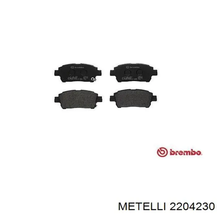 Pastillas de freno delanteras Toyota Prius NHW20