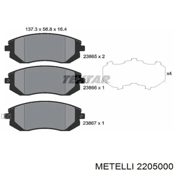 Pastillas de freno delanteras Subaru Impreza 3 GH