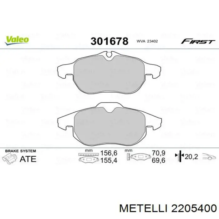 Pastillas de freno delanteras Opel Vectra