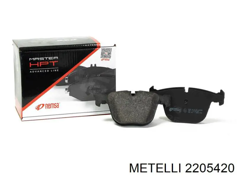 Pastillas de freno traseras 2205420 Metelli