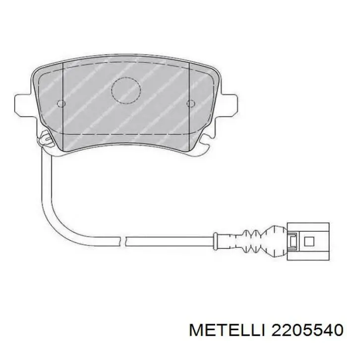 Pastillas traseras de freno Metelli 2205540 precio, desde 30,60 EUR
