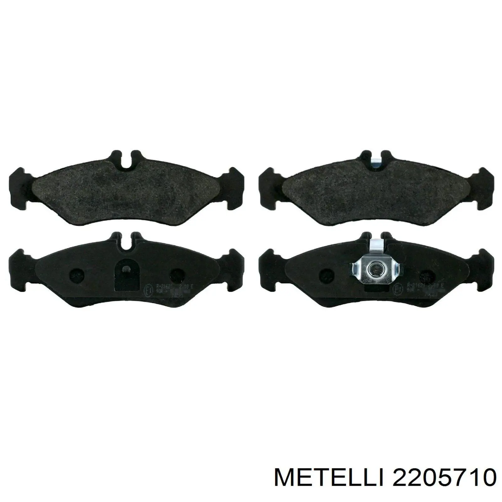 22-0571-0 Metelli pastillas de freno traseras