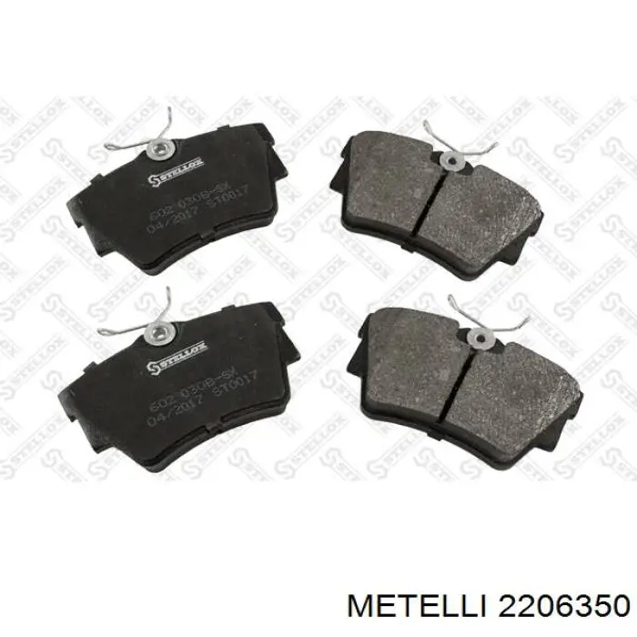 Comprar 2206350 Metelli Pastillas de freno traseras