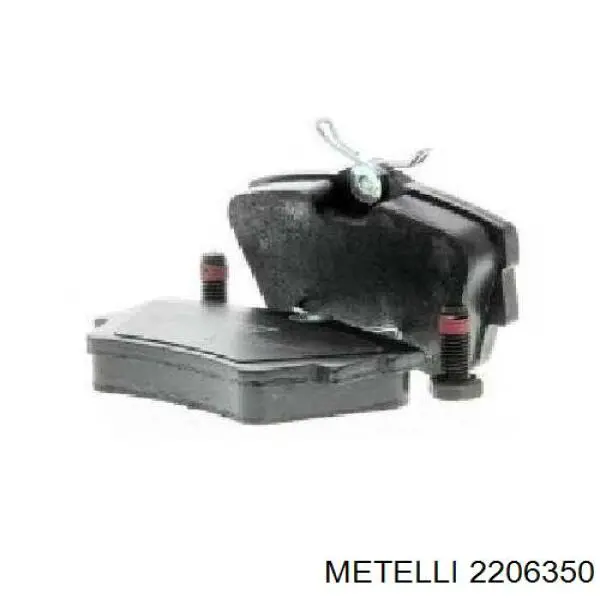 Pastillas de freno traseras 2206350 Metelli