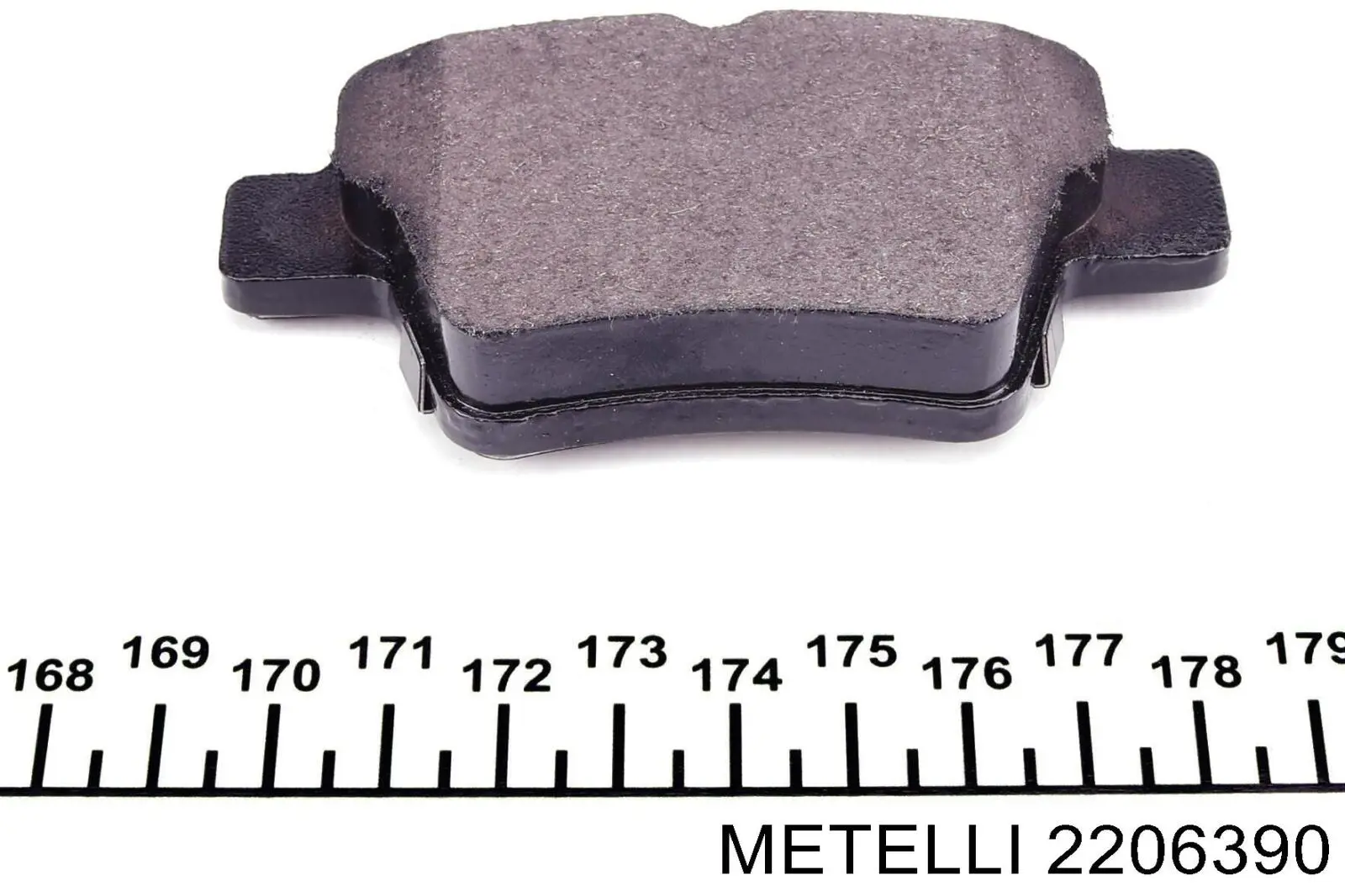 22-0639-0 Metelli pastillas de freno traseras