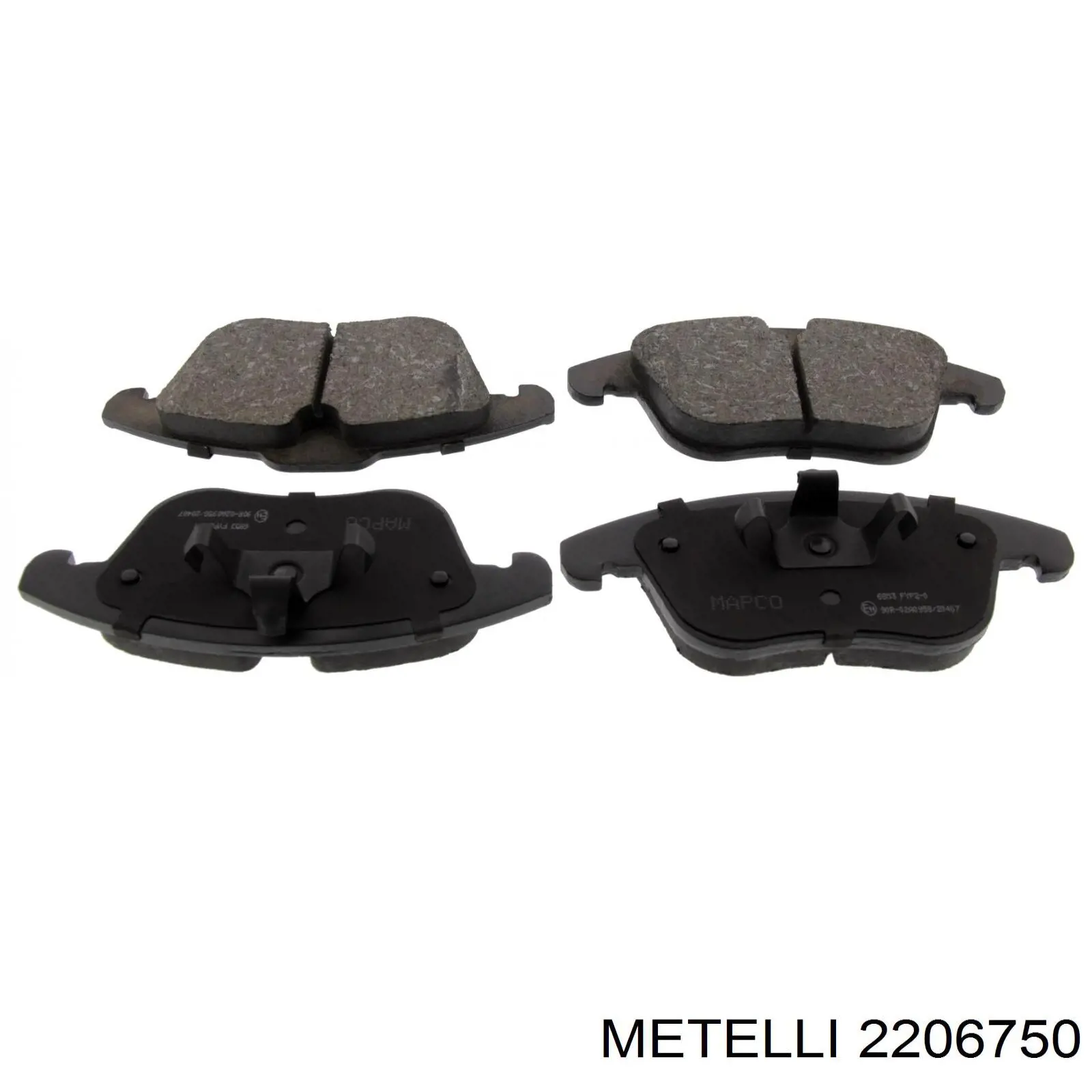 Pastillas de freno delanteras Metelli 2206750