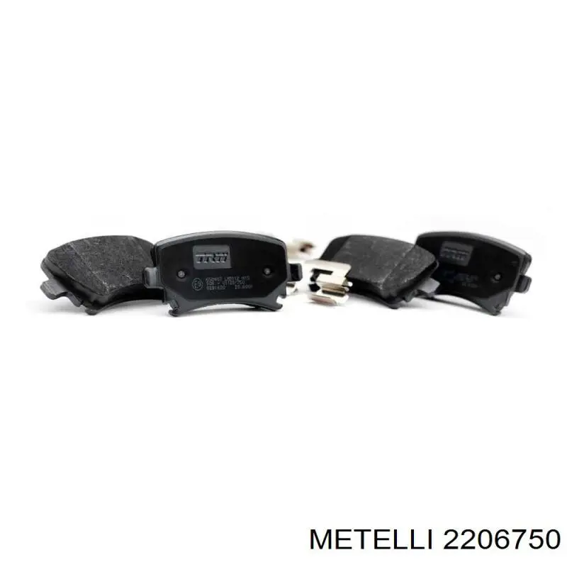 2206750 Metelli Pastillas delanteras