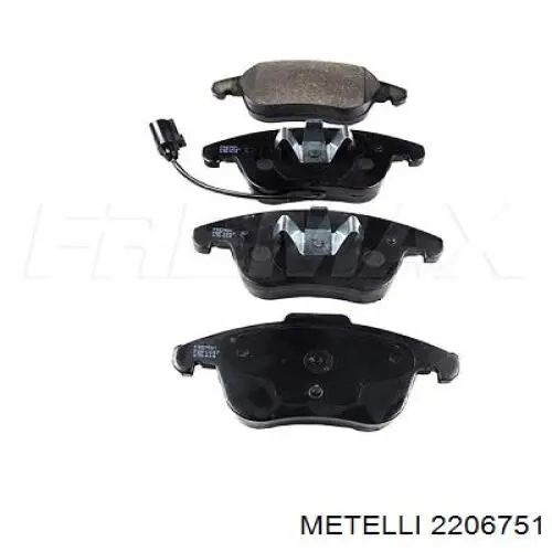 Pastillas de freno 2206751 Metelli