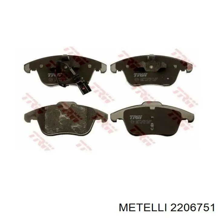 2206751 Metelli Pastillas delanteras