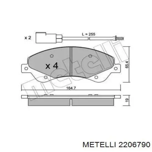 Pastillas freno delanteras Metelli 2206790 precio, desde 33,83 EUR
