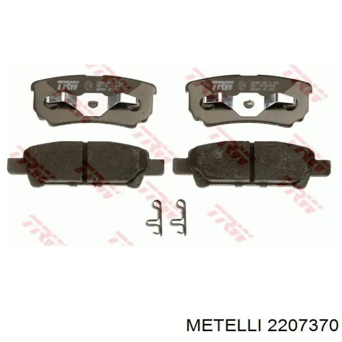 Pastillas traseras de freno Metelli 2207370 precio, desde 23,27 EUR