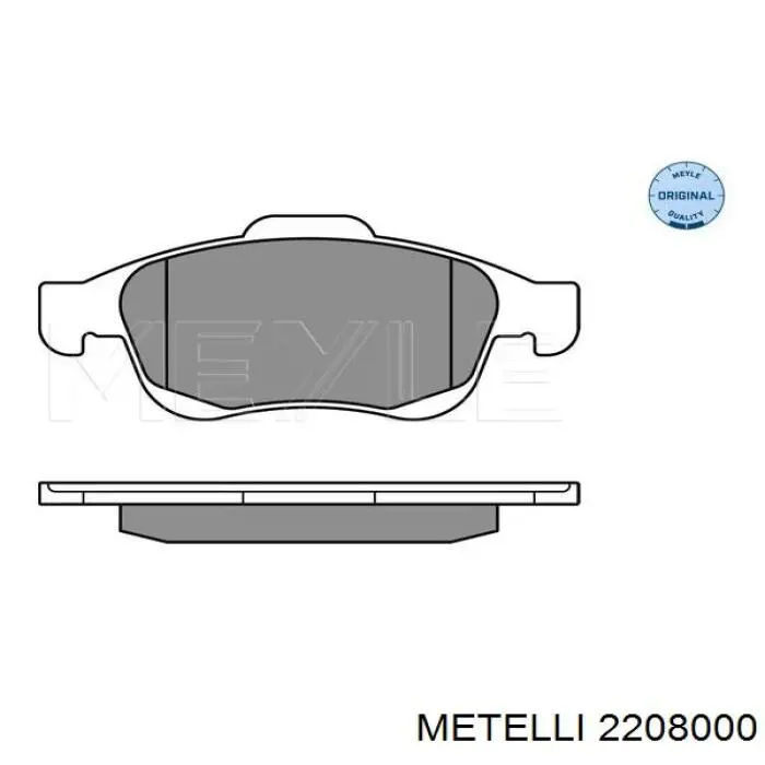 Pastillas de freno delanteras Citroen C4 UA