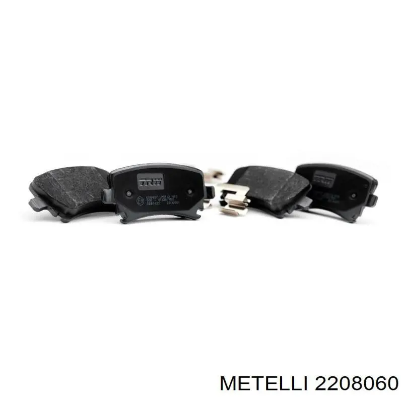 Pastillas traseras Metelli 2208060