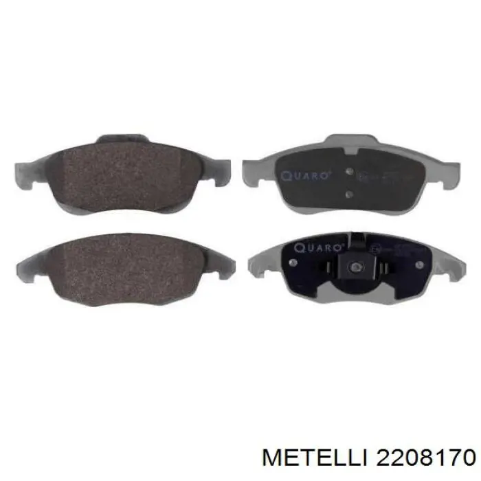 Comprar 2208170 Metelli Pastillas delanteras de freno