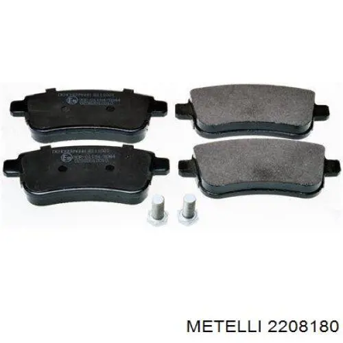 Pastillas traseras Metelli 2208180