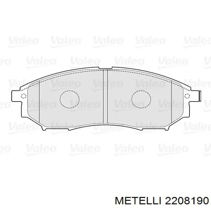 Pastillas de freno delanteras Nissan Navara D40M