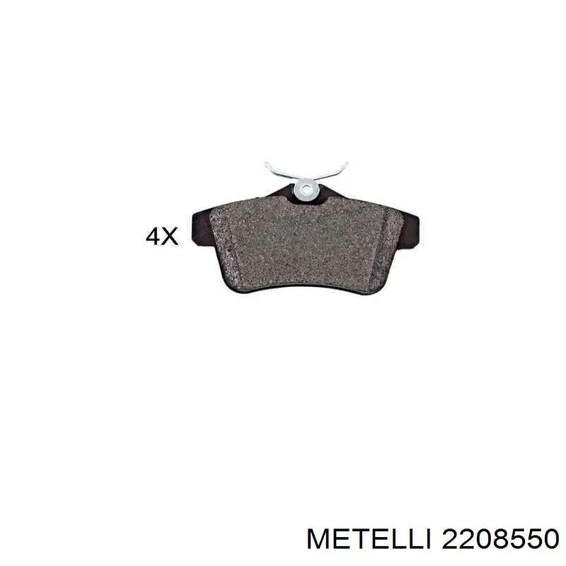 Comprar 2208550 Metelli Pastillas de freno traseras