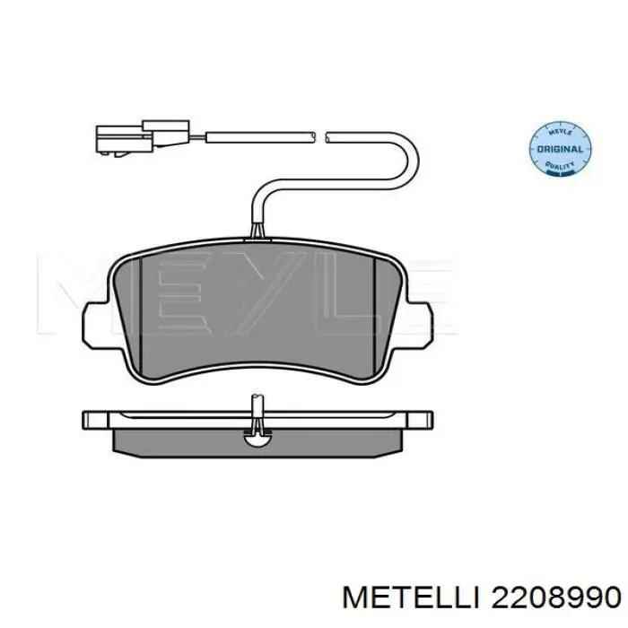 Pastillas traseras de freno Metelli 2208990 precio, desde 28,13 EUR
