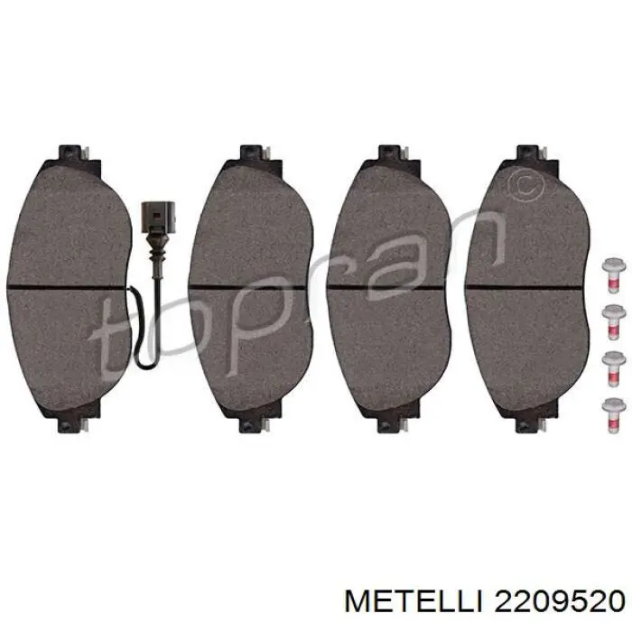 Pastillas freno delanteras Metelli 2209520 precio, desde 36,78 EUR