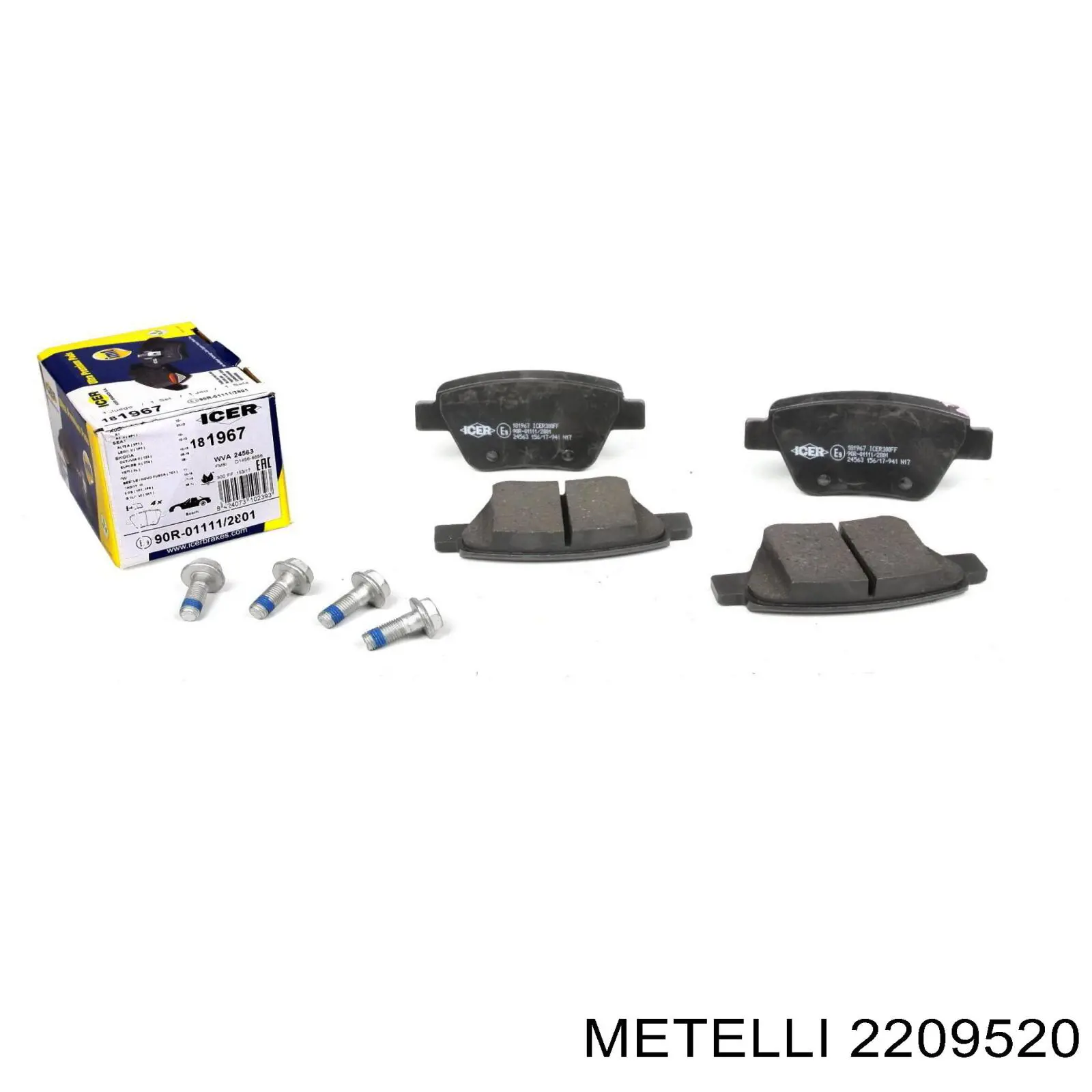Comprar 2209520 Metelli Pastillas delanteras de freno