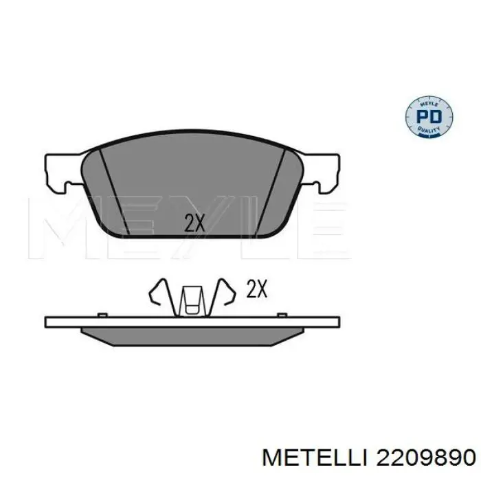 Pastillas de freno delanteras Ford Focus 3 CB8