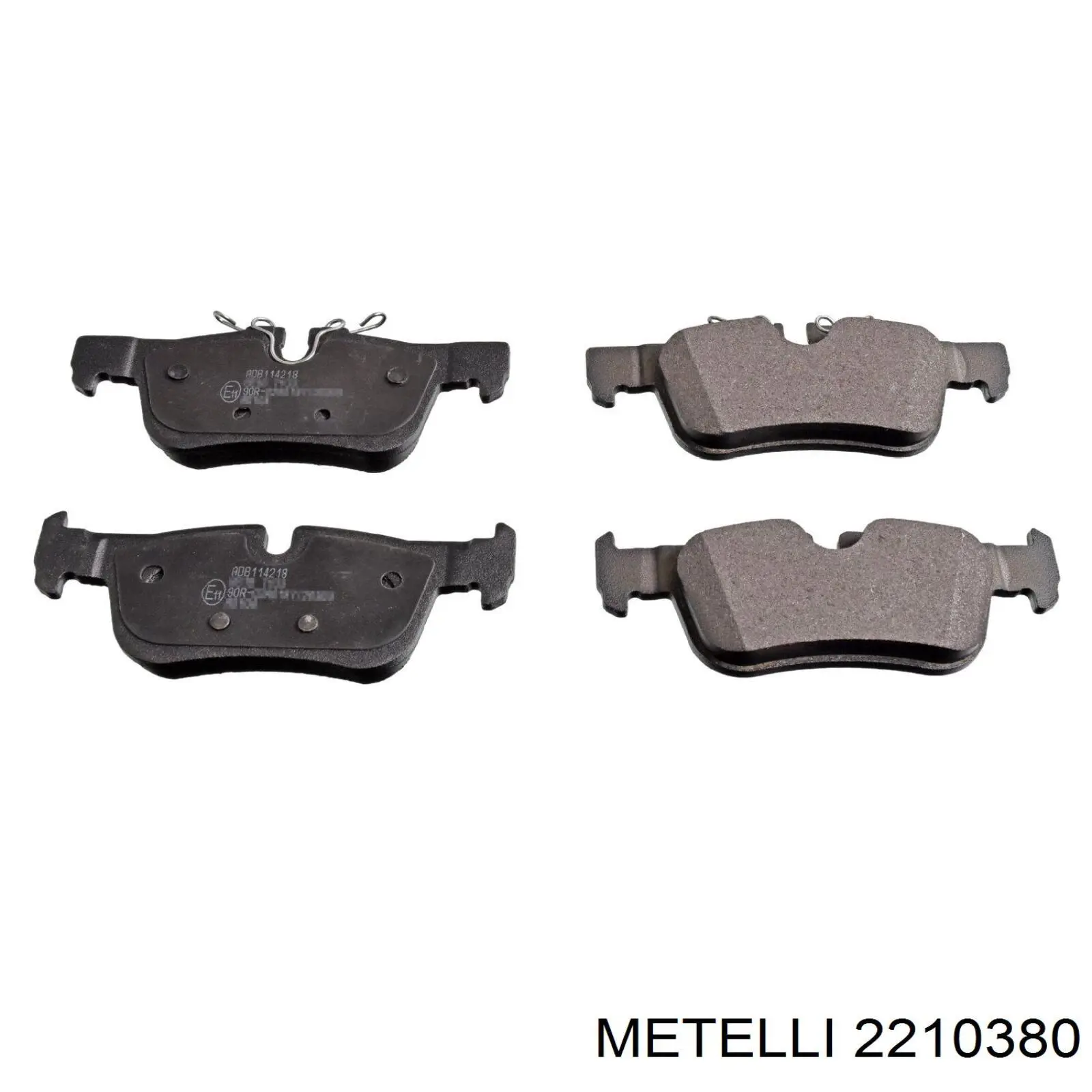 22-1038-0 Metelli pastillas de freno traseras