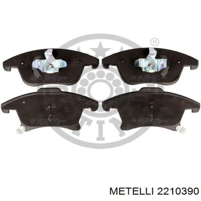 Pastillas de freno 2210390 Metelli