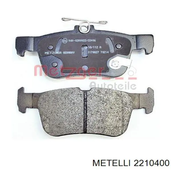 Pastillas traseras de freno Metelli 2210400 precio, desde 31,75 EUR