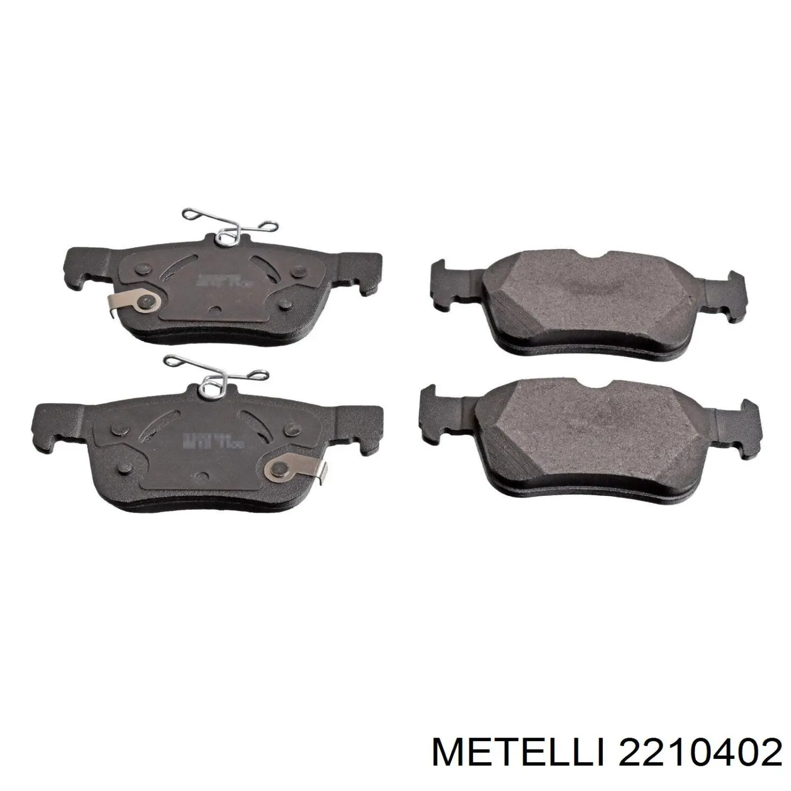 22-1040-2 Metelli pastillas de freno traseras