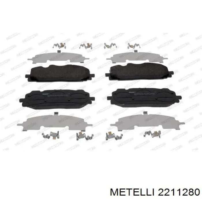 Pastillas freno delanteras Metelli 2211280 precio, desde 55,66 EUR