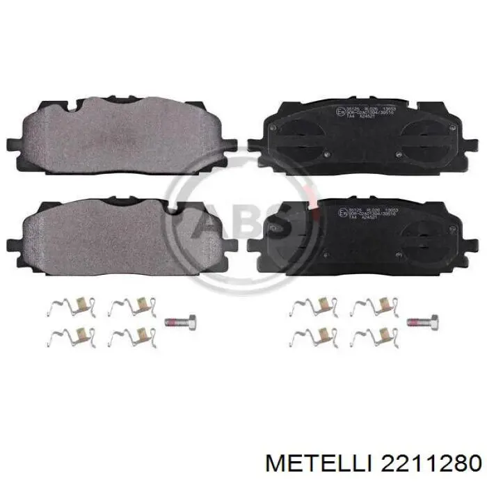 Comprar 2211280 Metelli Pastillas delanteras de freno