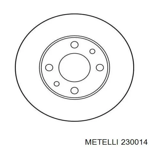 Freno de disco delantero Seat 600