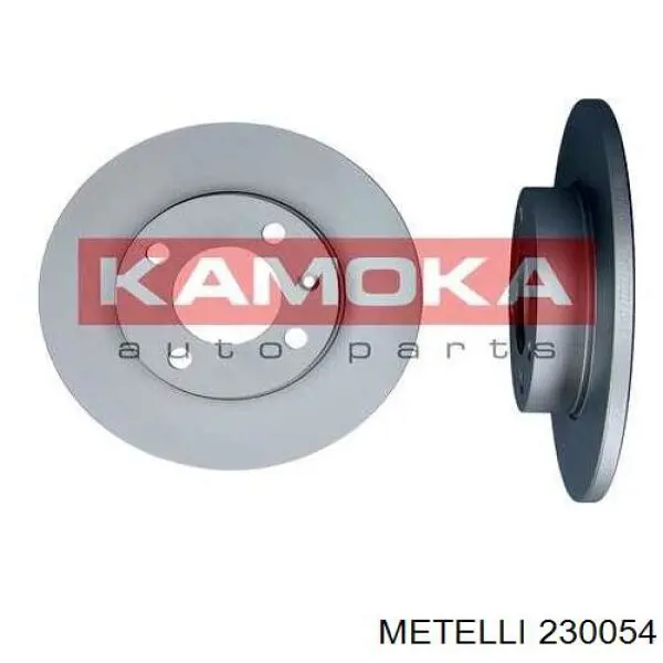 Disco de freno 230054 Metelli