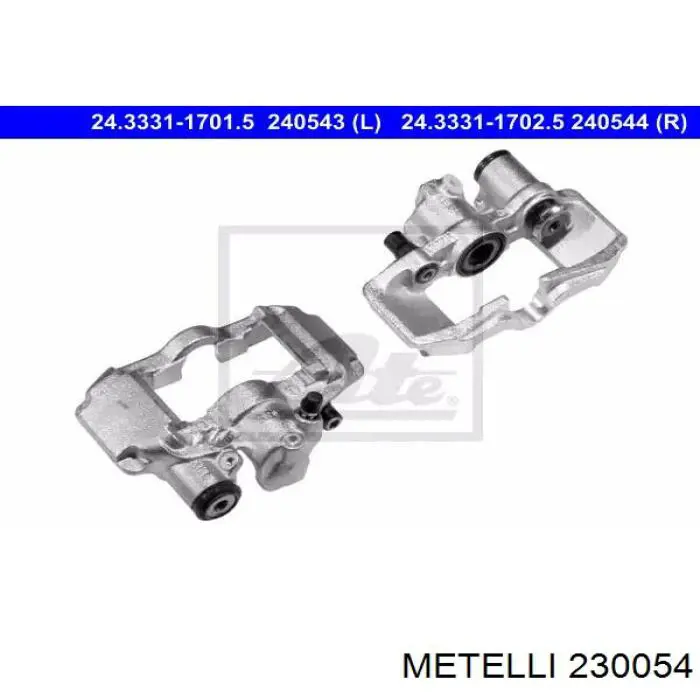 Frenos delanteros Metelli 230054 precio, desde 20,71 EUR
