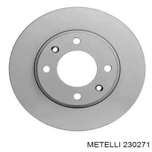 Disco de freno trasero Peugeot 206 2A/C