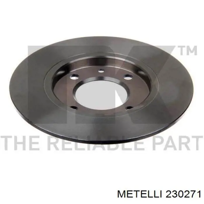 Disco de freno trasero Peugeot 206 2A/C