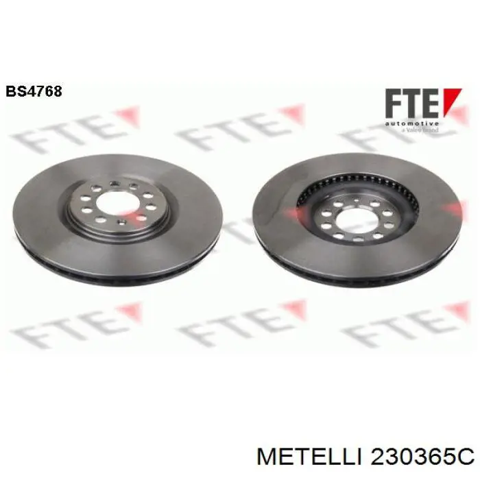 Freno de disco delantero Mercedes E C124