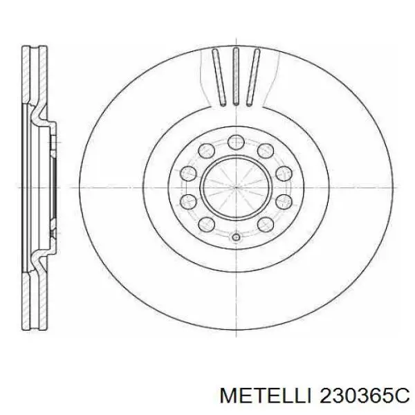 Freno de disco delantero Mercedes E C124