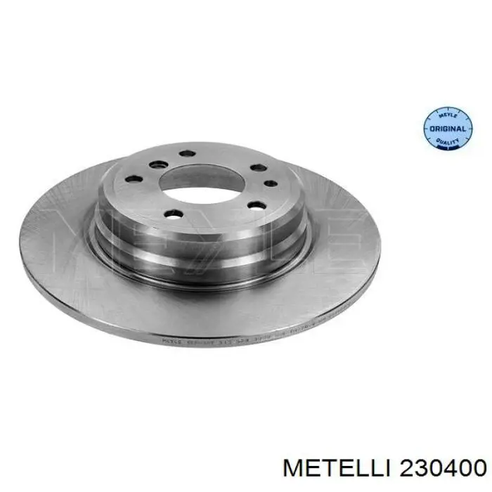 23-0400 Metelli disco de freno trasero