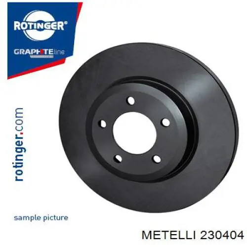 230404 Metelli disco de freno trasero