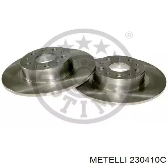 23-0410C Metelli disco de freno trasero