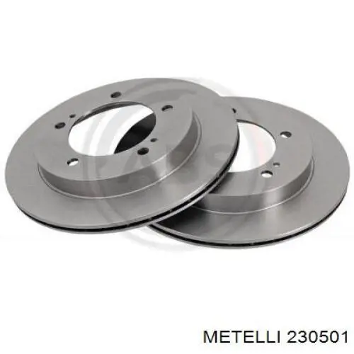 Disco de freno delantero Metelli 230501
